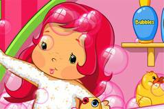 Земляничка в Ванной - Baby Strawberry Shortcake